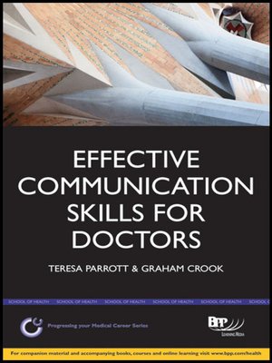 cover image of Effective Communication Skills for Doctors